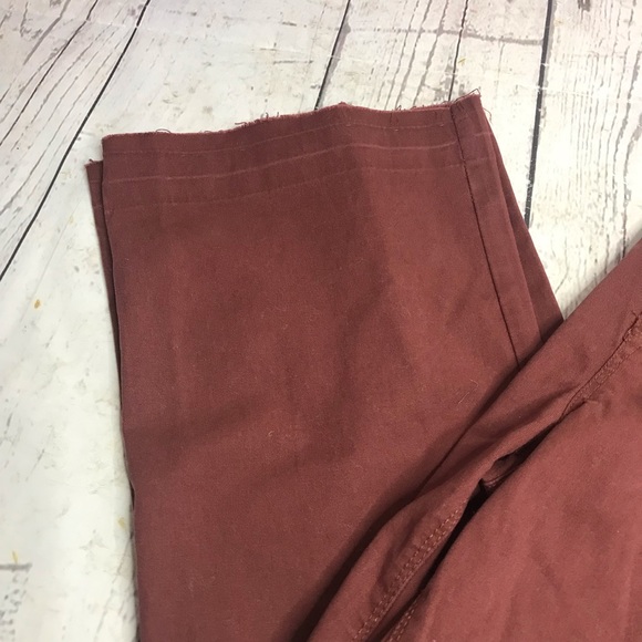 Sanctuary Cropped Burgundy Pants Size 25 - Picture 4 of 9